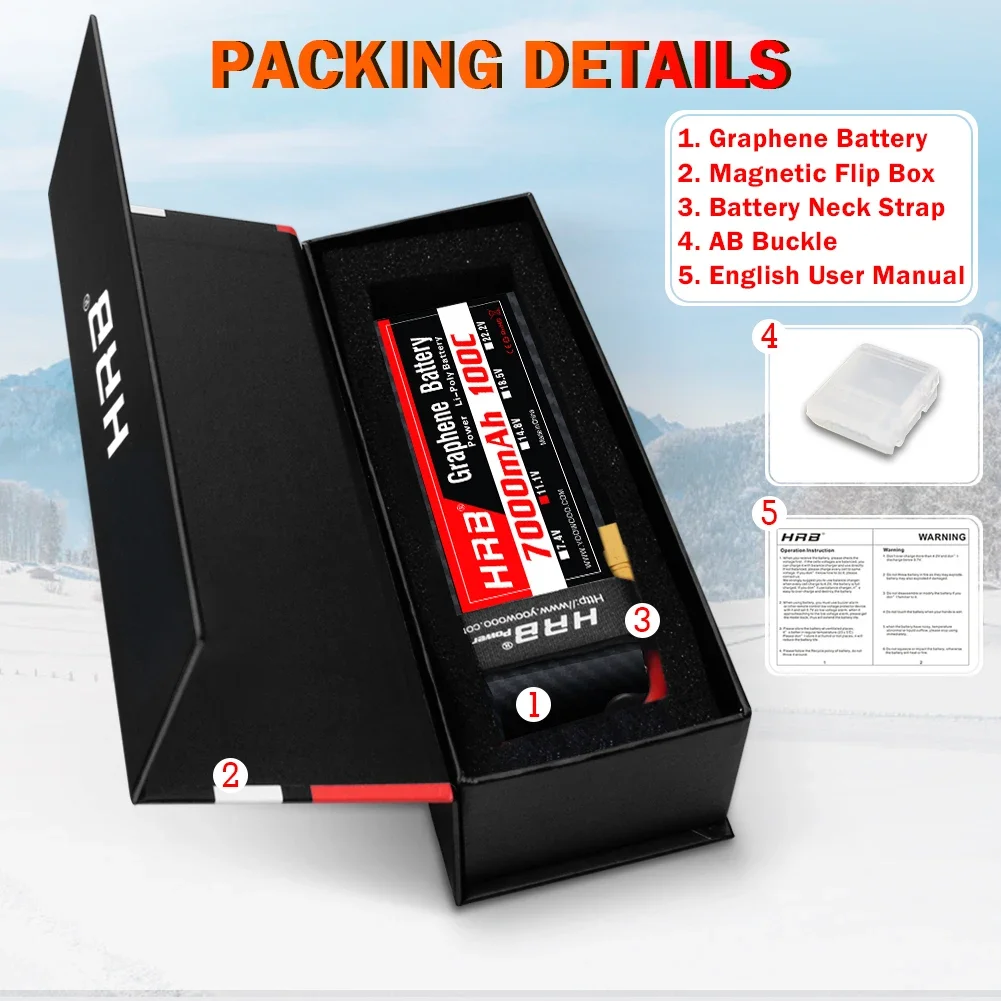 Grafeen Batterij 2S 3S 4S 6S R - 4S Lipo Battery 14.8V 6000Mah recensie en prijs