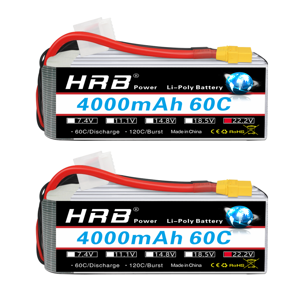 1/2pcs HRB 6S Lipo Batterij 22 - 6S Lipo Battery 22.2V 5000Mah recensie en prijs