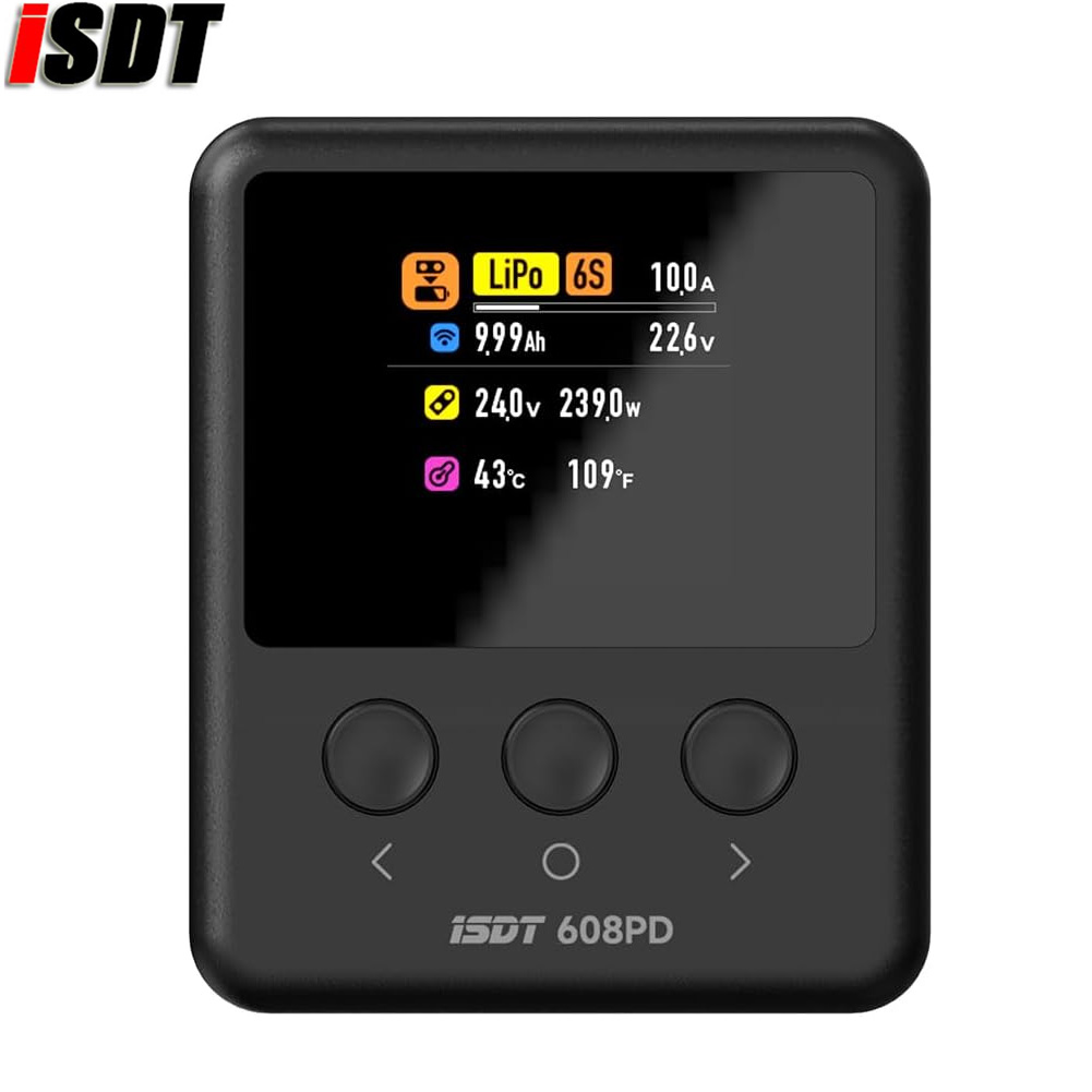ISDT 608PD Lipo Balanslader On - Toolkitrc M6Dac Smart Charger recensie en prijs