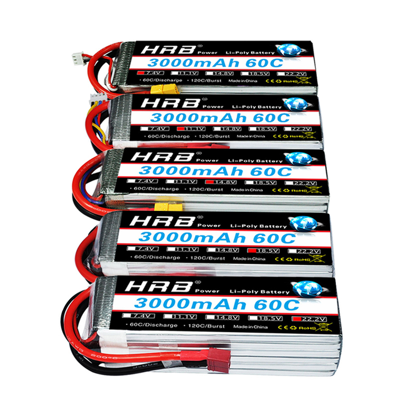 HRB lipo Batterij 2S 3S 4S 6S  - 4S Lipo Battery 14.8V 6000Mah recensie en prijs